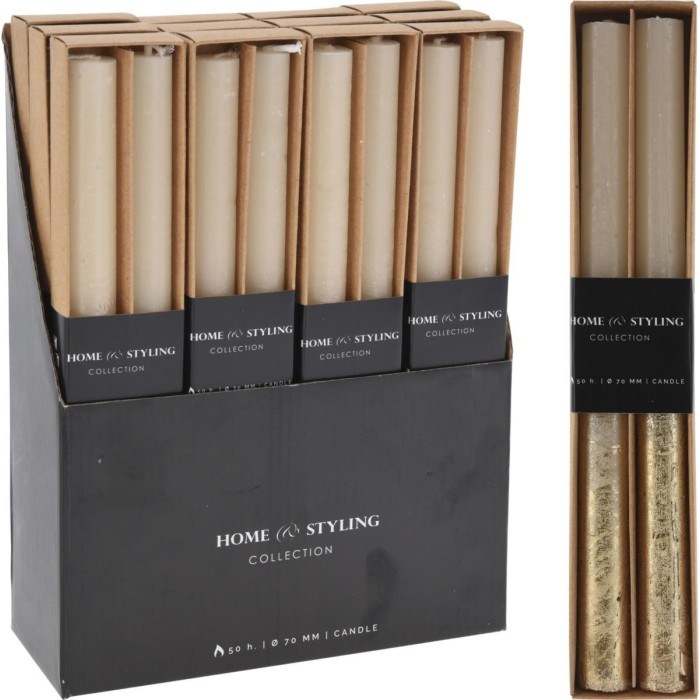 SET 2 CANDELE STELO D2 H25 CRE